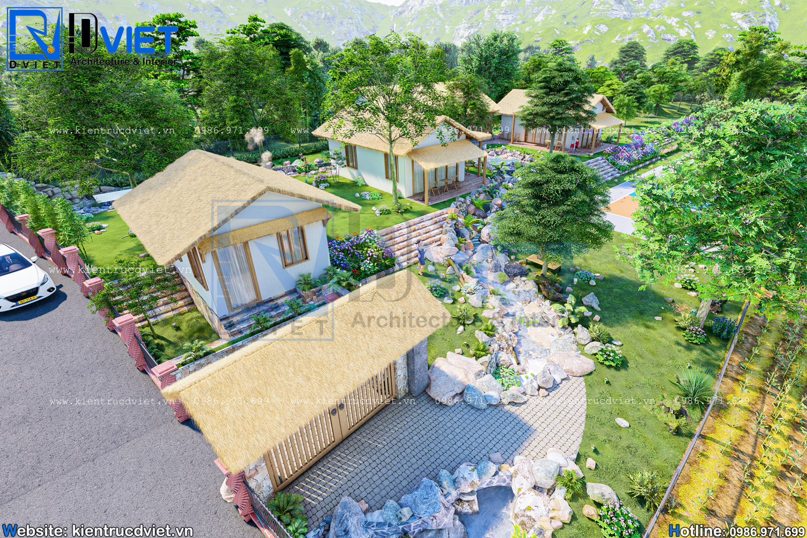 Thiết kế khu resort - nghỉ dưỡng kiểu Nhật tại Hà Nội